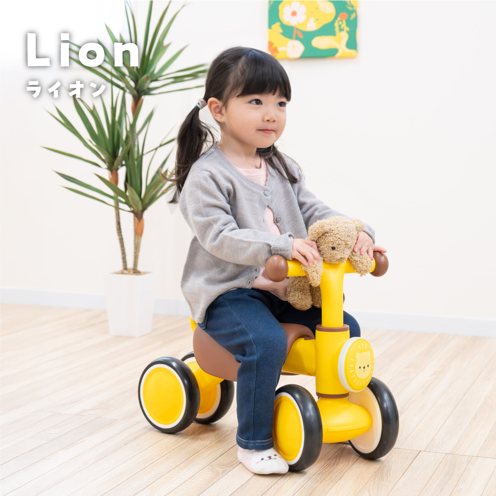 バランスキックバイク こども用 バランスボード ペンギン ウシ ウサギ ライオン ちびっこライダー おしゃれ パイクスピーク | PYKES PEAK | 02