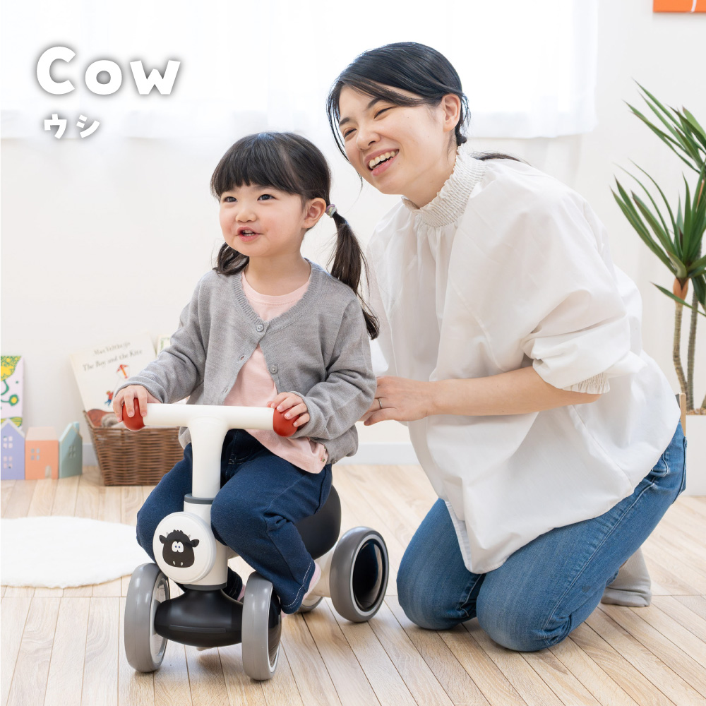 バランスキックバイク こども用 バランスボード ペンギン ウシ ウサギ ライオン ちびっこライダー おしゃれ パイクスピーク | PYKES PEAK | 01