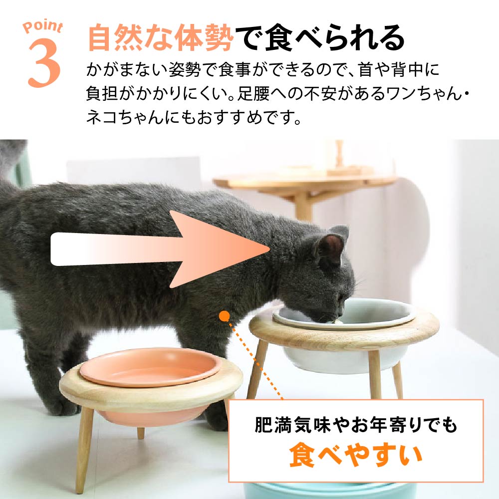 猫用 犬用 食器台 ペット 犬 猫 中型犬 小型犬 木製 フードスタンド