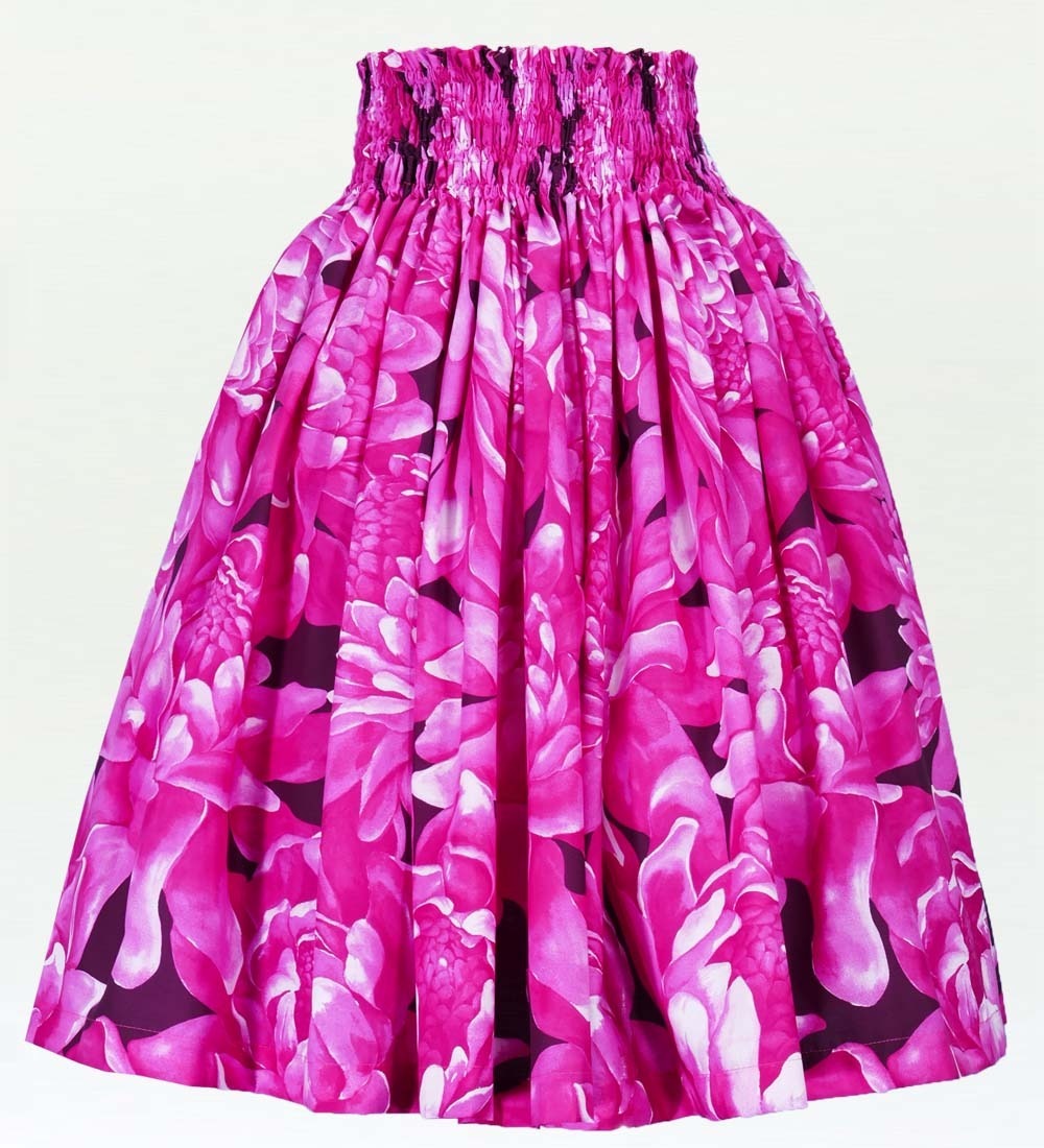 フラダンス パウスカート シングル78cm丈 ピンク 2461 : emika - 通販