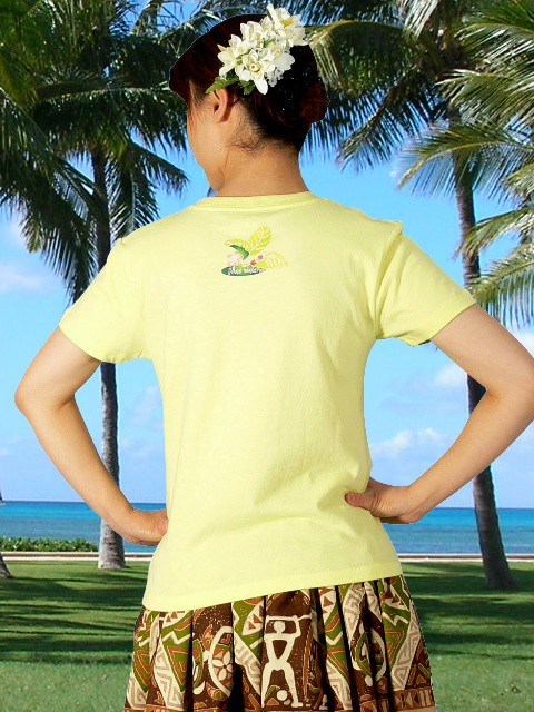フラダンスナニプアTシャツ＆パウスカートボルドーえんじ