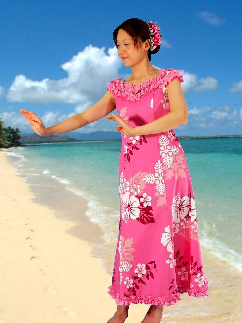 【美品 ハワイ製フラダンス用衣装】ブルー Pukalani Fashion 美品 ハワイ製フラダンス用衣装】ブルー Pukalani Fashion
