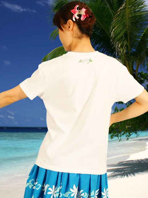 フラダンス Tシャツ 4L ティアレ・カピオラニ ホワイト 863-4lw :863-4lw:emika - 通販 - Yahoo!ショッピング