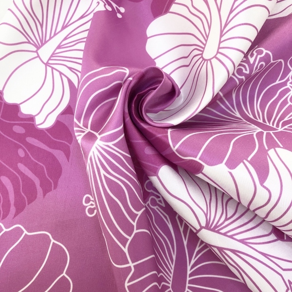 シャンタン生地裏側