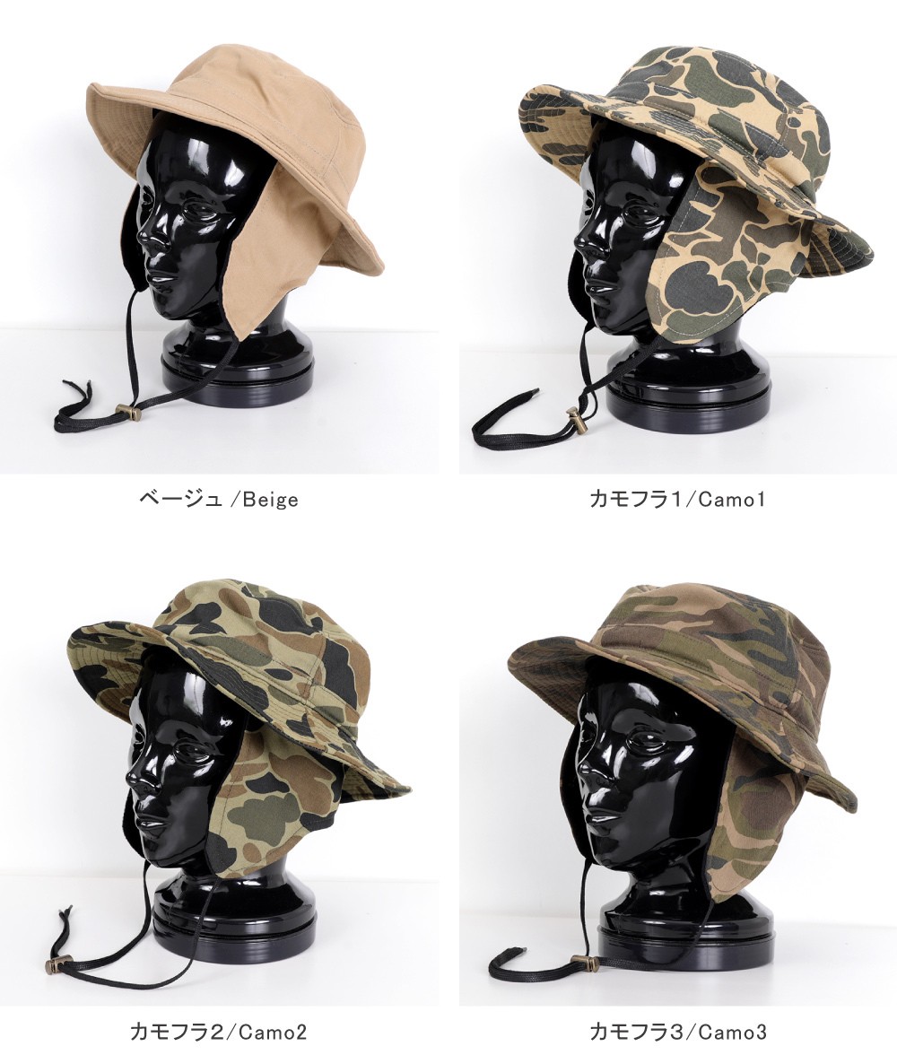 【ゆうパケット可能】 スノーボード ワイヤー入り耳付きハット ＨＡＴ ツバ浅 ぼうし 男性用 女性用 snj-120