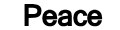 Peace ロゴ