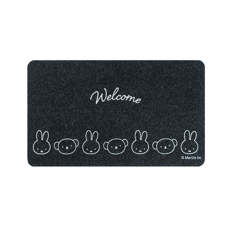 オカトー 玄関マット 屋外 屋内 45×75cm ミッフィー miffy 北欧
