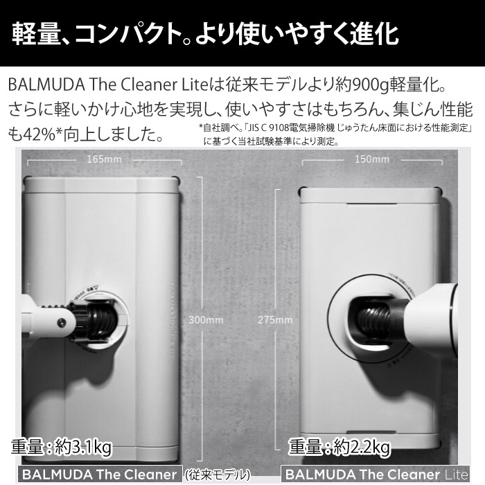 バルミューダ 掃除機 ホバー式 コードレスクリーナー サイクロン式C02A-WH 楽天市場】掃除機 コードレス クリーナー コードレス掃除機