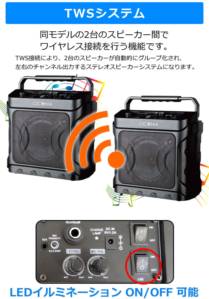 CICONIA（チコニア） デスクトップスピーカー CDD160A【80サイズ