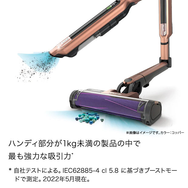 shark◇EVOPOWER SYSTEM iQ CS851JCP コッパー SHARK EVOPOWER SYSTEM iQ クリーナー コッパー CS851JCP 1台（直送品