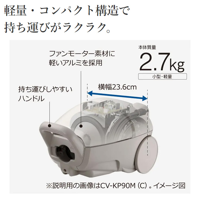 日立（HITACHI） 掃除機 紙パック式 クリーナー かるパック