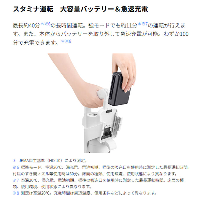 SHARP（シャープ） コードレススティック掃除機 ラクティブエア EC