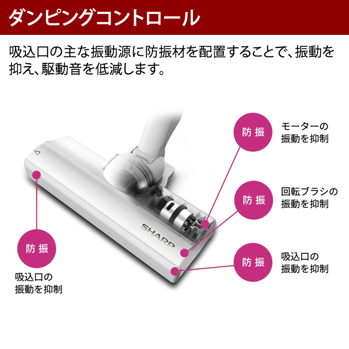 RACTIVE Air シャープ 掃除機 サイクロン式 クリーナー POWER EC-PR9-B