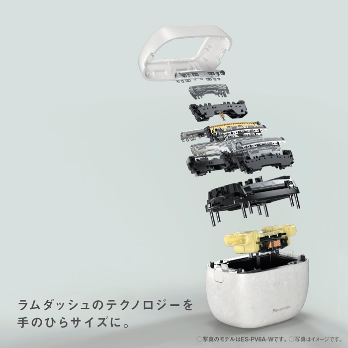ラムダッシュ パナソニック リニアシェーバー パームイン 5枚刃 ES