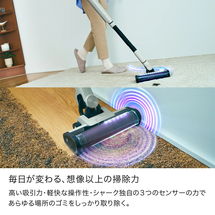 Shark EVOPOWER SYSTEM NEO II ＋　LC501JGY SHARK スティッククリーナー EVOPOWER SYSTEM NEO II＋