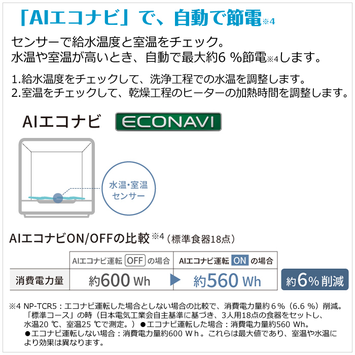 972) Panasonic パナソニック 食器洗い乾燥機 NP-TR8 ホワイト系 45点 6人用 ECONAVI エコナビ 2015年製 Amazon.co.jp: パナソニック(Panasonic) パナソニック 食器洗い乾燥機