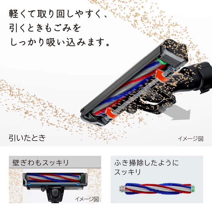 かるパック 日立 紙パック式掃除機 コードレススティッククリーナー