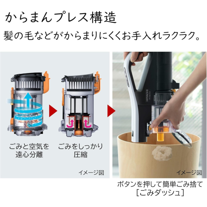 日立（HITACHI） 掃除機 サイクロン式 コードレススティッククリーナー