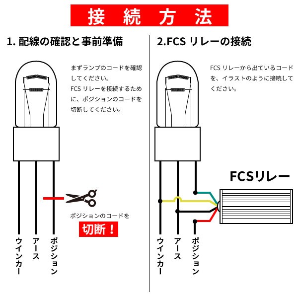 FCSリレー アメリカ仕様車 車検対応 アルミボディ 耐久性 放熱性アップ！ :10923:BANGDOU 通販 