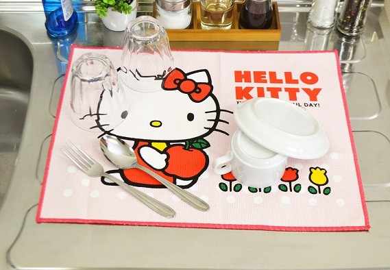 HELLO KITTY ハローキティ みずきりマット