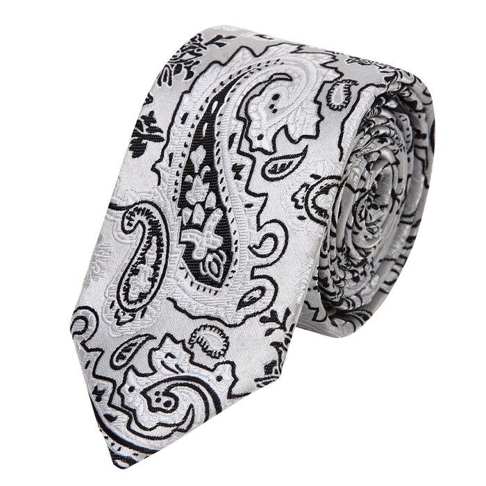 ペイズリー柄 ネクタイ ペイズリー パーティー お呼ばれ 礼装 披露宴 紳士 かっこいい おしゃれ プレゼント 黒 ブラック  金 ゴールド |  | 02