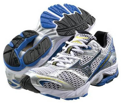 ミズノ　スニーカー　ランニング　27㎝　mizuno　シューズ　メンズ MIZUNO ミズノWAVE RIDER 27 メンズ グレー×ホワイト | 靴