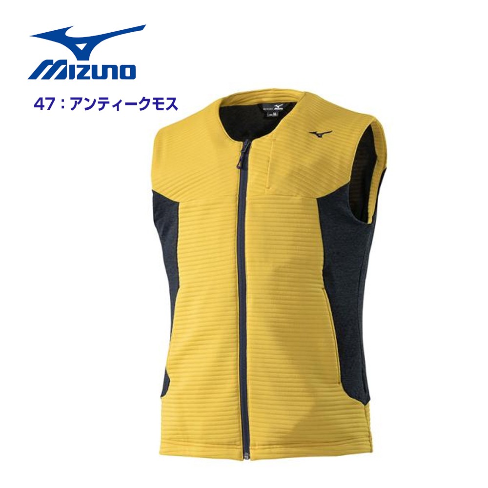 MIZUNO ミズノ ブレスサーモ サーモブリッド ベスト メンズ M 未使用品 美品】MIZUNO ミズノ ブレスサーモ サーモブリッド ベスト