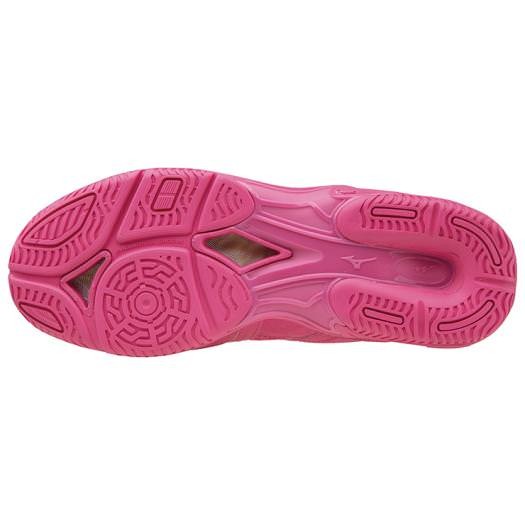 フィットネス Mizuno ピンク ハイカットシューズ Mizuno（ミズノ）バスケットシューズ ハイカット ホワイト