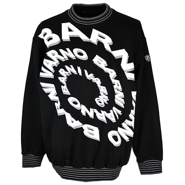 BARNIVARNO 黒 LL トレーナー BARNI VARNO（バーニヴァーノ） ・バーニヴァーノ(LL) 40%OFF