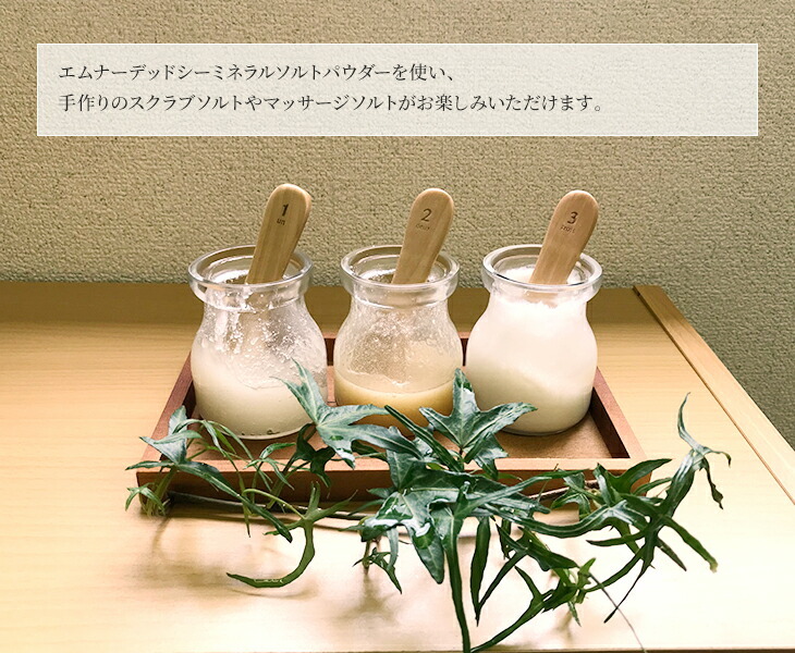 死海の塩 スクラブ「エムナー デッドシー ミネラルソルト マッサージ ソルト スターターセット 」 かかと ひざ フットケア 角質ケア | EMUNA | 16