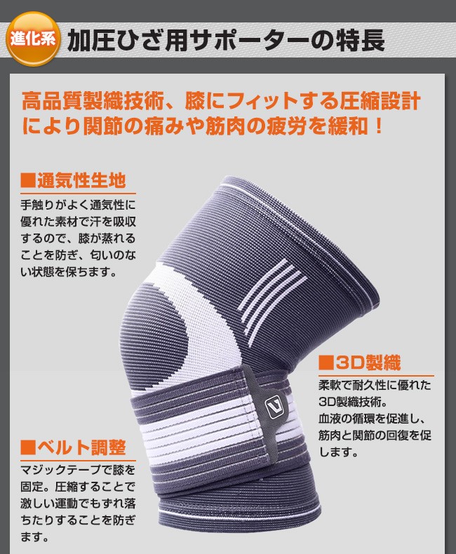 live-up 加圧ひざ用サポーター LS5676 ユニセックス 男女兼用 スポーツ