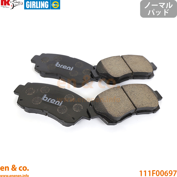 breni ブレーキパッドセット トヨタ　シエナ usdm レクサス トヨタ（TOYOTA） シエナ 2.5 2.7 3.0 3.3 3.5L フロント ブレーキ