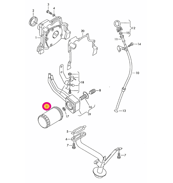 VW ポロ4 9NBBY用 オイルフィルター Volkswagen フォルクスワーゲン :vw-of00900:enco.PartsShop  Yahoo!店 - 通販 - Yahoo!ショッピング