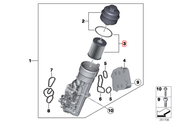 BMW 1シリーズ(F20) 1A16用 純正エンジンオイル+オイル BMW 1シリーズ(F20) 1A16用 純正エンジンオイル+オイル