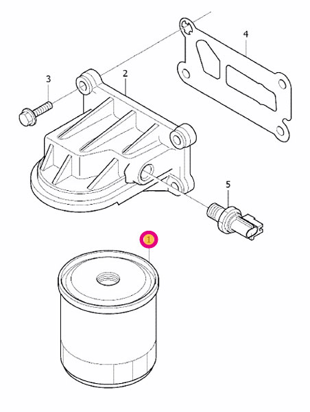 VOLVO ボルボ V50 MB4204S用 オイルフィルター｜en-and-company-ys｜02