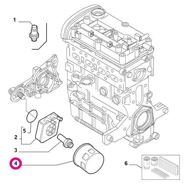 Renault ルノー グランセニック JMF4用 オイルフィルター｜en-and-company-ys｜02