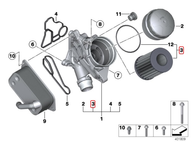 BMW 3シリーズ(F30) 3B20用 純正エンジンオイル＋オイルフィルターセット｜en-and-company-ys｜03