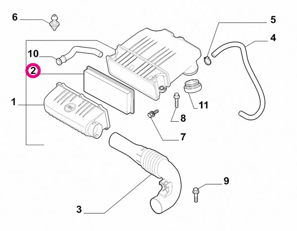 FIAT フィアット 500C 31212用 エアフィルター｜en-and-company-ys｜02