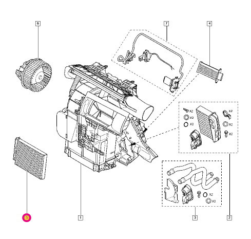 Renault ルノー ルーテシア3 RK4M用 エアコンフィルター｜en-and-company-ys｜02