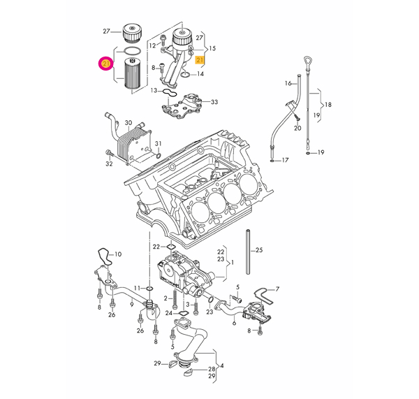 Audi アウディ R8 4SDMWF用 純正エンジンオイル＋オイルフィルターセット｜en-and-company｜03