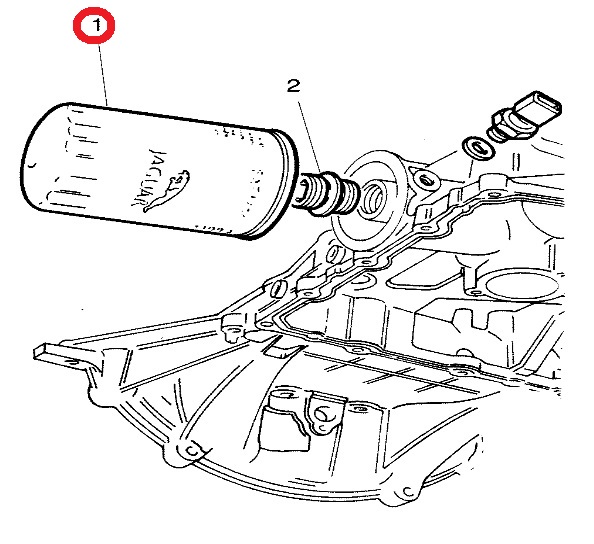 JAGUAR ジャガー XK8(X100) J412A用 オイルフィルター｜en-and-company｜02