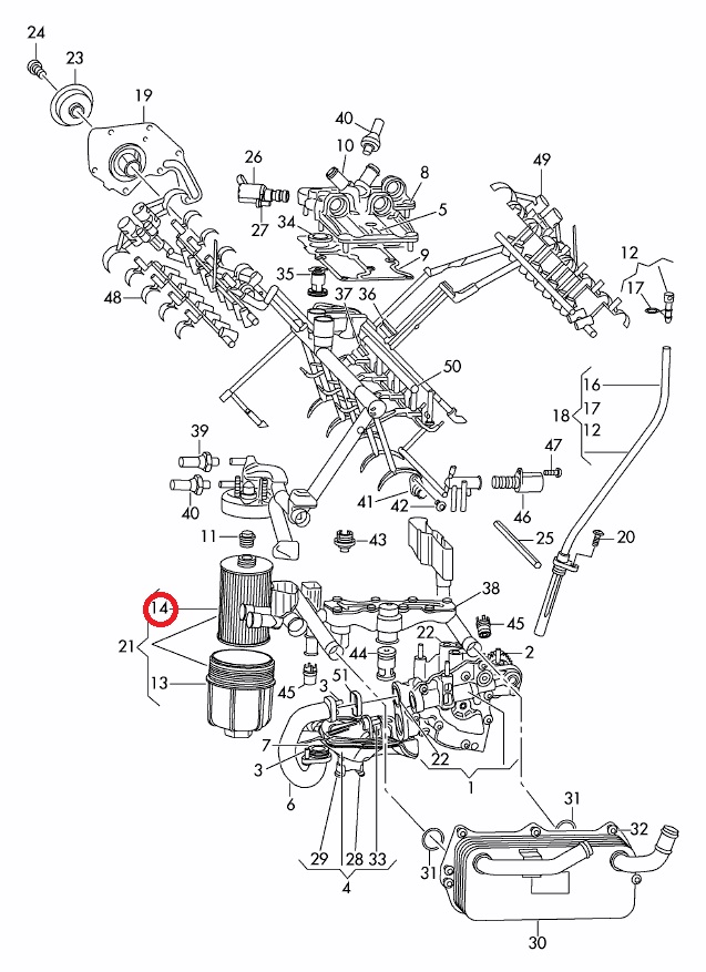 Bentley ベントレー フライングスパー BECYC用 オイルフィルター｜en-and-company｜02