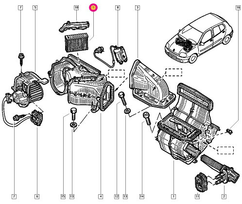Renault ルノー ルーテシア2 BL7X...の詳細画像1
