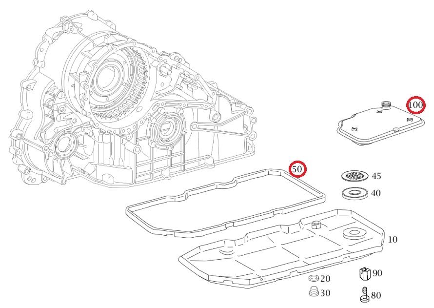 Mercedes-Benz（メルセデス・ベンツ） 【在庫処分セール!】ベンツ Aクラス A169 169032 ATオイルフィルター ...