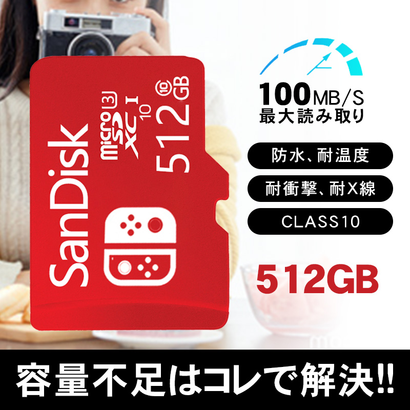 最大67%OFFクーポン 512g 512gB microSDXCカード for Nintendo Switch microsd microsdカード  マイクロsdカード 512ギガ お買い物マラソン特価 www.vintapix.mx