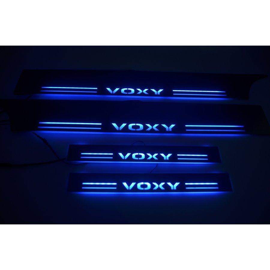 ヴォクシー VOXY 80系 85系 LED スカッフプレート 青 ブルー シーケンシャル 流れる ドアプレート 電装関係 足下明るい ドレスアップ 即納｜endlessjapan-store｜15