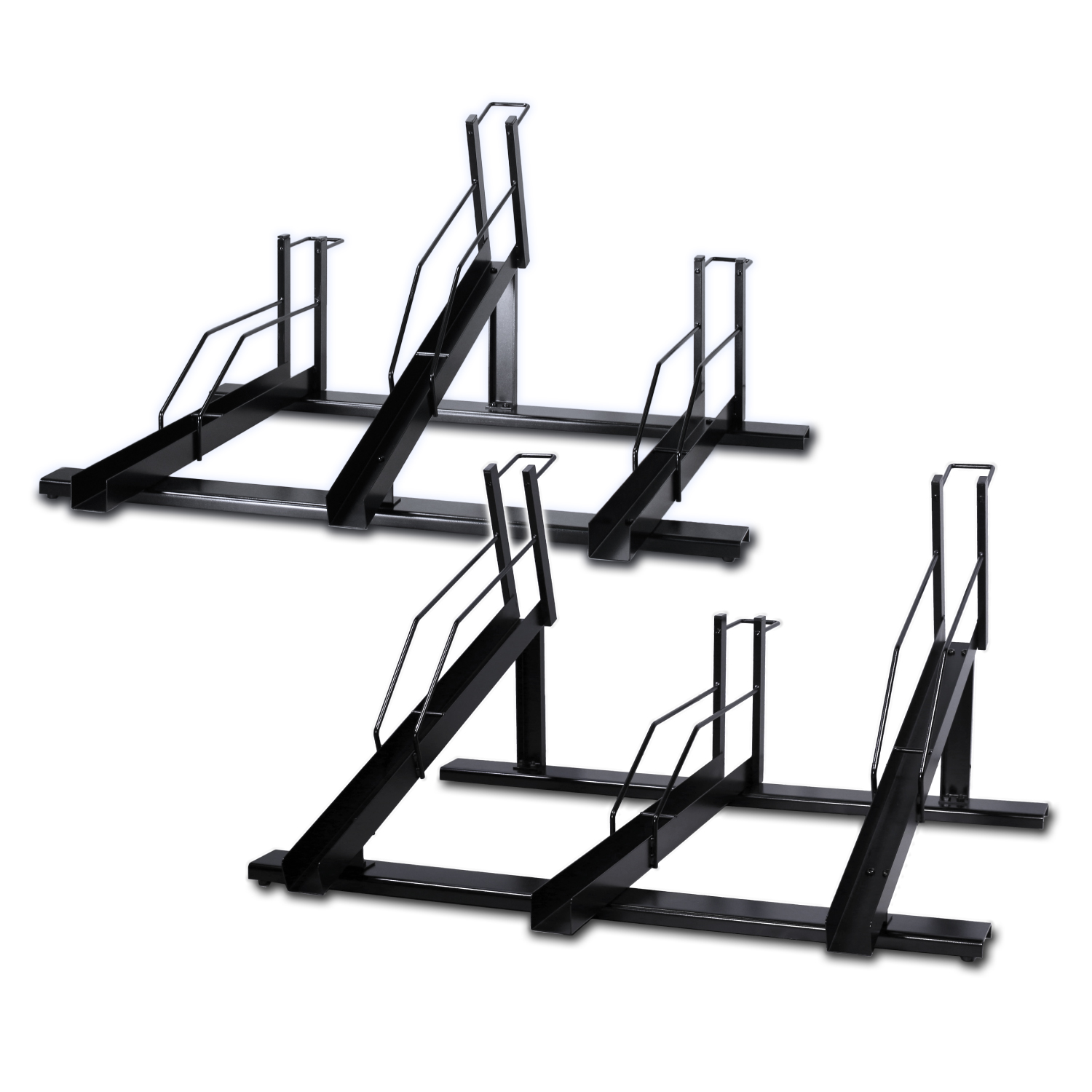 自転車ラック 自転車スタンド スロープ付 屋外 2個セット 日本燕三条