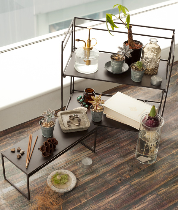 ジョセフアイアン ディスプレイ台 ワイド Lサイズ(DTFF2803SW) : 園芸