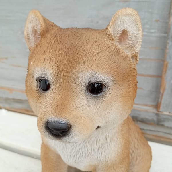 犬のオーナメント 豆柴 12907（高さ21cm） : 園芸ネット - 通販