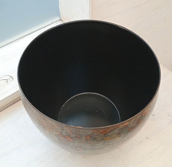 （わけあり特価）メタル鉢カバー：キアン スカイバーン大（直径19cm）｜engei｜02